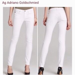 Ag Adriano Goldschmied White Women’s Skinny Jeans
